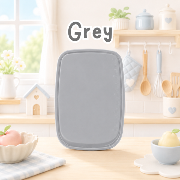 Baby Food Cutting Board เขียงซิลิโคนพรีเมียม สี Grey