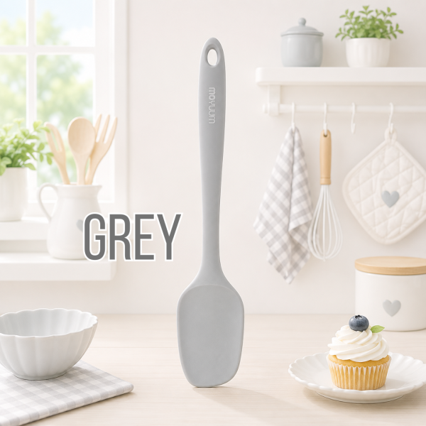 Baby Food Spatula สปาตูล่าซิลิโคนพรีเมียม สี Grey