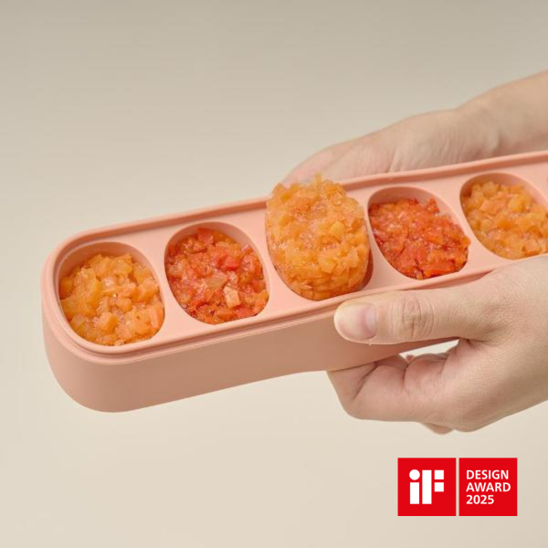ซิลิโคนใส่อาหารรูปไข่ Double – Sealed Silicone Multi Cube สี ดินเผา