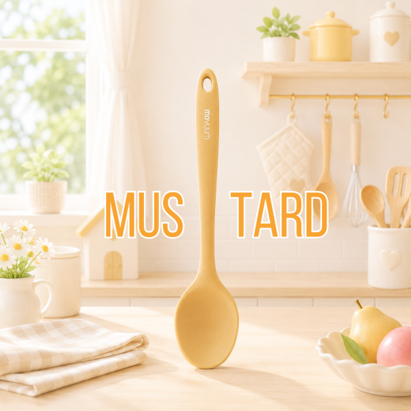 Baby Food Multispoon ช้อนซิลิโคนพรีเมียม สี Mustard