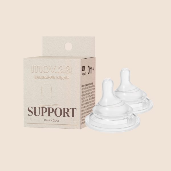 จุกนมซิลิโคน Support NATURAL-FIT (1เซต : 2 ชิ้น) ระดับช่วงวัย +0 เดือน