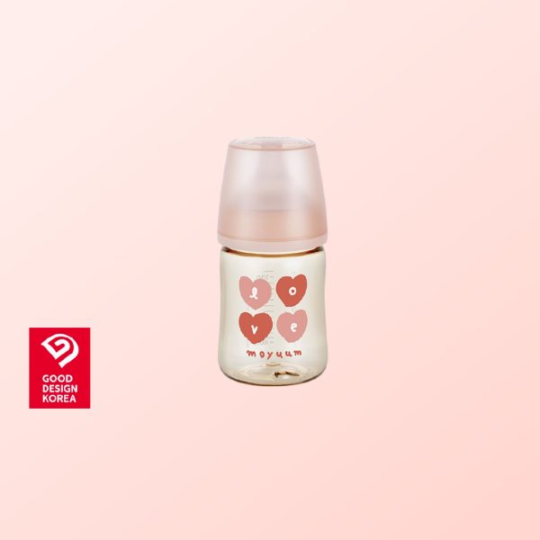 Gen3 ขวดนมเด็ก Premium PPSU โมยูม ALL IN ONE ขนาด 170ML (ลาย More Love) พร้อมจุก Stage1 สำหรับ 0-3 เดือน