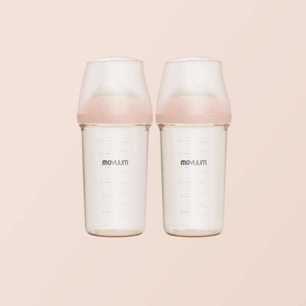 ขวดนมเด็ก PPSU ALL IN ONE ขนาด 250ML (ไม่มีลาย) เซต 2 ชิ้น พร้อมจุก stage 2 สำหรับ 3-6 เดือน