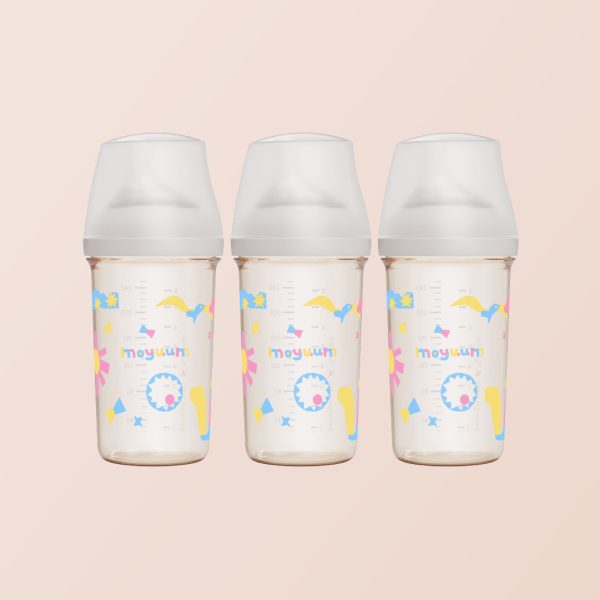ขวดนมเด็ก PPSU ALL IN ONE ขนาด 250ML (สีขาว) เซต 3 ชิ้น พร้อมจุก stage 2 สำหรับ 3-6 เดือน