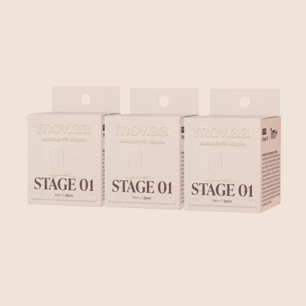 จุกนมซิลิโคน STAGE 1 NATURAL-FIT (3เซต : 6 ชิ้น) ระดับช่วงวัย 1-3 เดือน