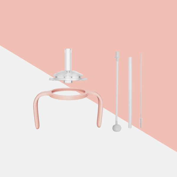 เซตอุปกรณ์หัดดื่มโมยูม PPSU 360องศา All in One เซตสี Coral