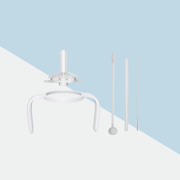 เซตอุปกรณ์หัดดื่มโมยูม PPSU 360องศา All in One เซตสี ขาว