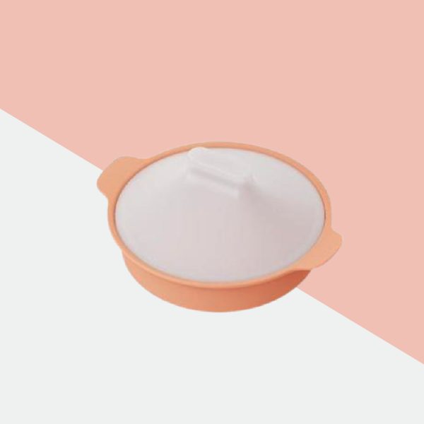 ซิลิโคนนึ่งอาหาร Silicone Divided Baby Food Steamer ผลิตจากแพลทินัมซิลิโคน สี Terracota