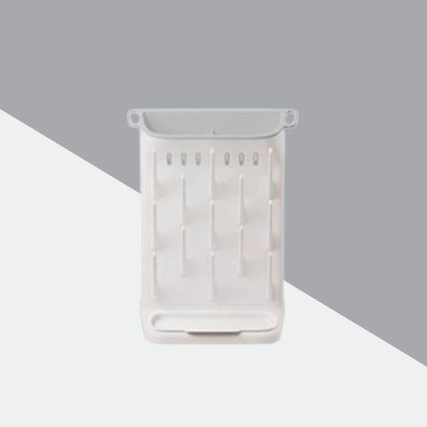 ชั้นวางขวดนมแบบตั้ง Standing Drying Rack ตากขวดนมพร้อมกันได้ถึง 13 ขวด สี Snow White